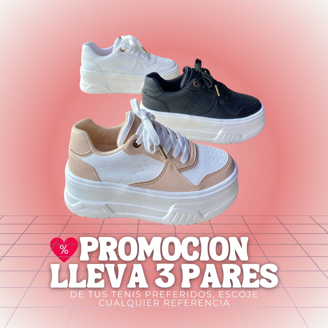PROMOCION 3 Pares de Tenis