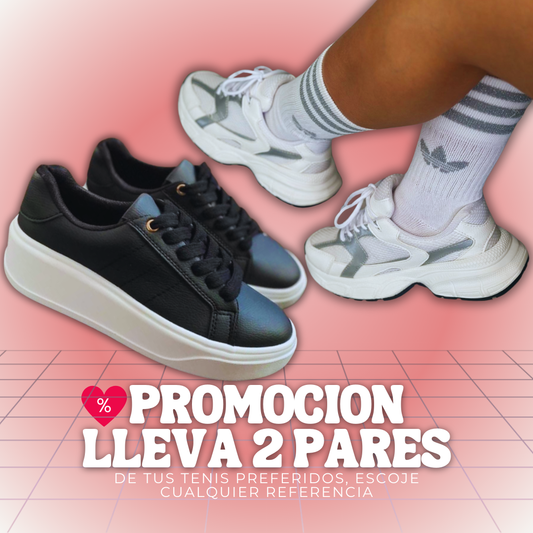 PROMOCION 2 Pares de Tenis