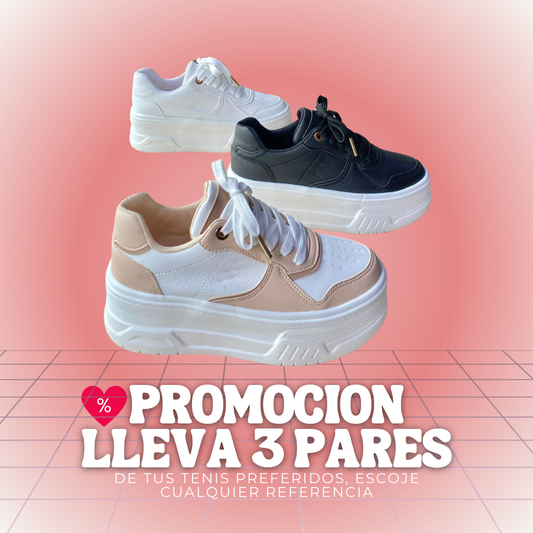PROMOCION 3 Pares de Tenis
